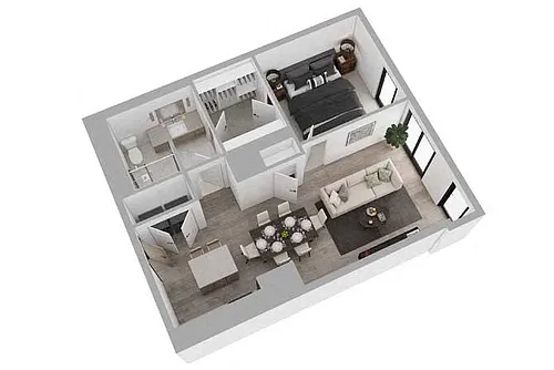 Floor plan 1B05