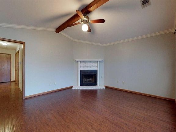 Loving Room, Woodburning fireplace with gas start