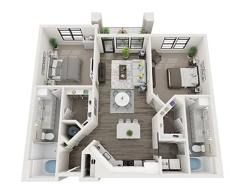 Floor plan B3
