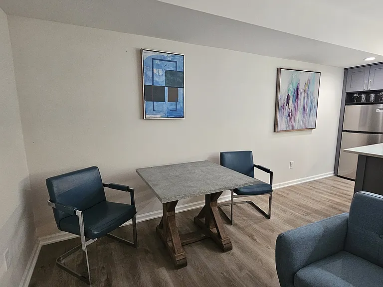 Open Plan with small dining area