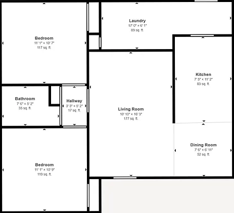 2 bed, 1.0 bath, 745 sqft, $1,795 — Photo 3