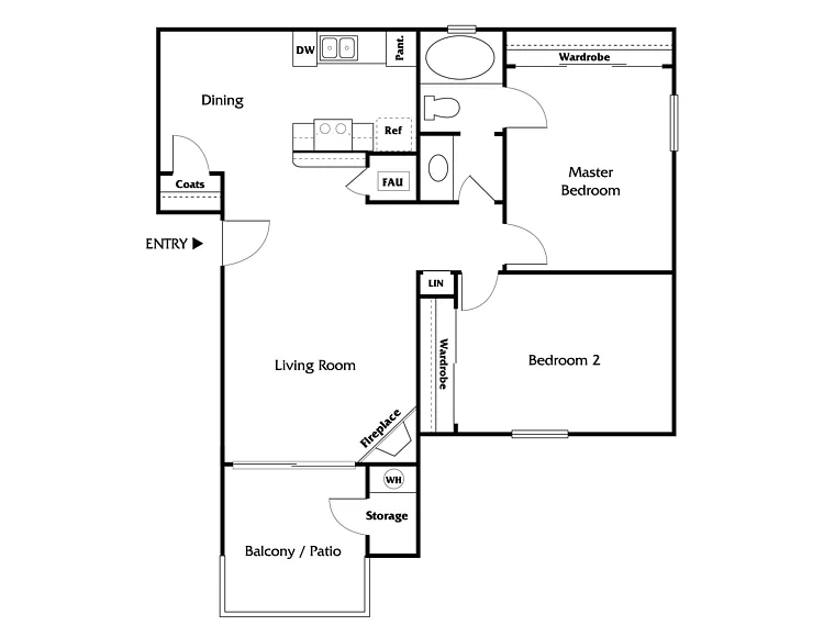 Floor plan Plan B