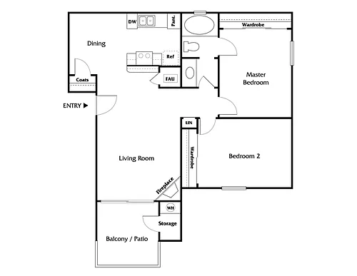 Floor plan Plan B