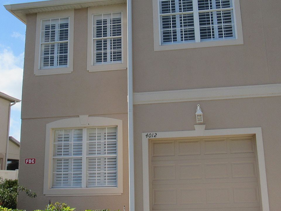 Front of two story home