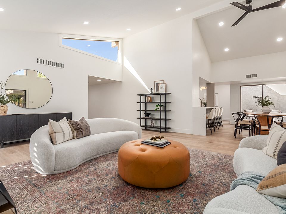 Living room filled with natural light