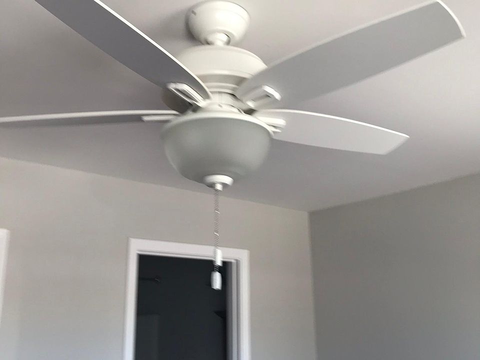 Lighted Ceiling fans in every room