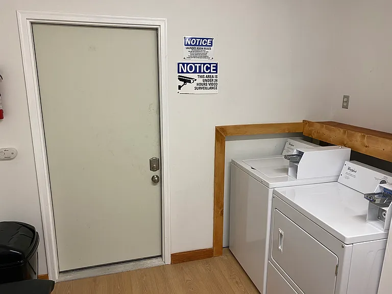 Onsite laundry room