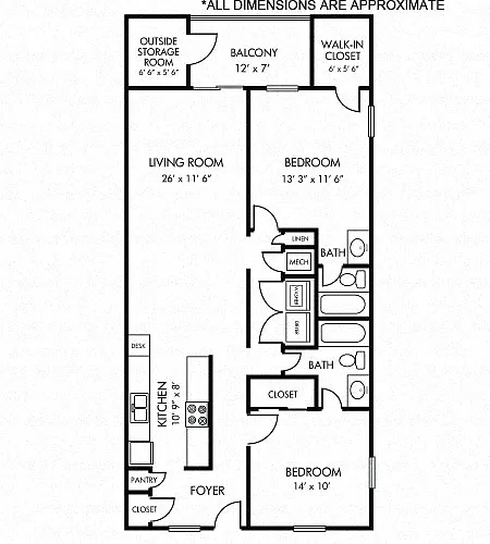 Floor plan 2A Floor Plan