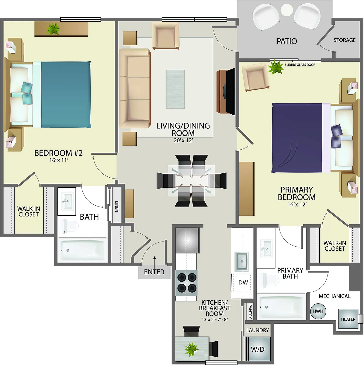 Floor plan The Sand Castle