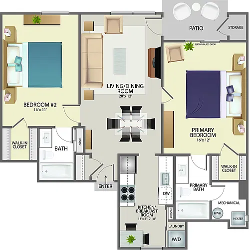 Floor plan The Sand Castle