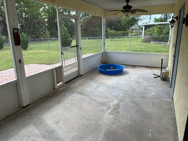 Patio inside