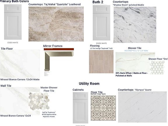 Primary Bath Selections
