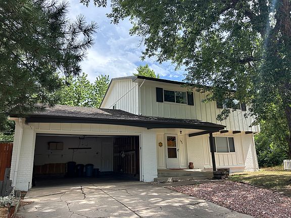Front view of house with fresh new paint