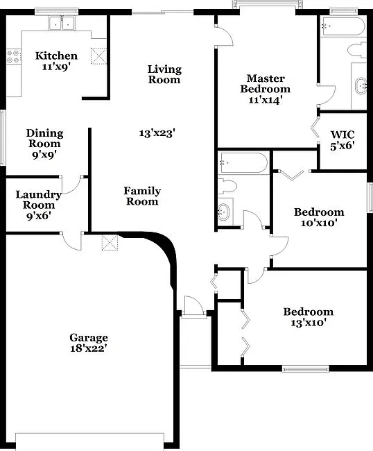 3 bed, 2.0 bath, 1243 sqft, $3,630 — Photo 2