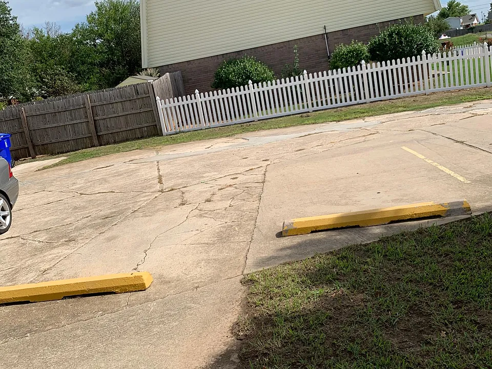 2 parking spaces