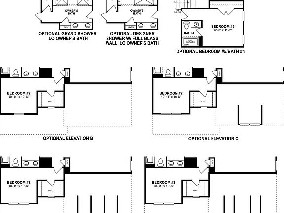 Brayden Second Floor Options