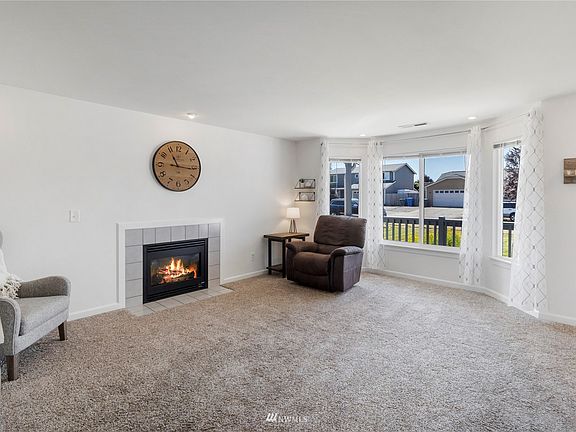 Lots of natural light floods in through the front windows. 