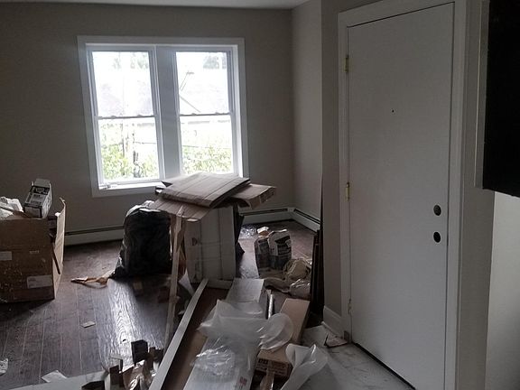 Photo of living room from the kitchen