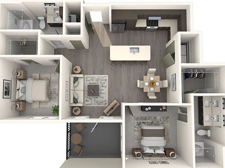 Canal 1535 Floor Plan B1 Canal 1535 Floor Plan B1