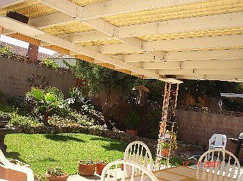 Enclosed back patio