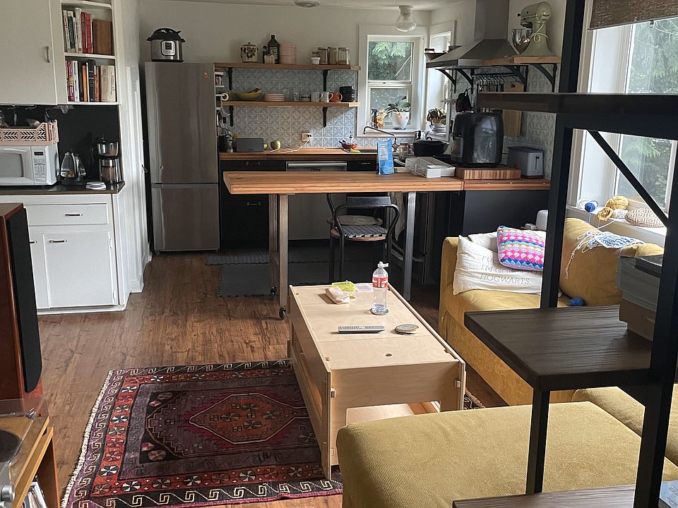 living room and kitchen from entry