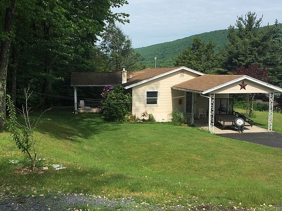 View from top of street