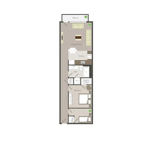 Floor plan South Tower B1