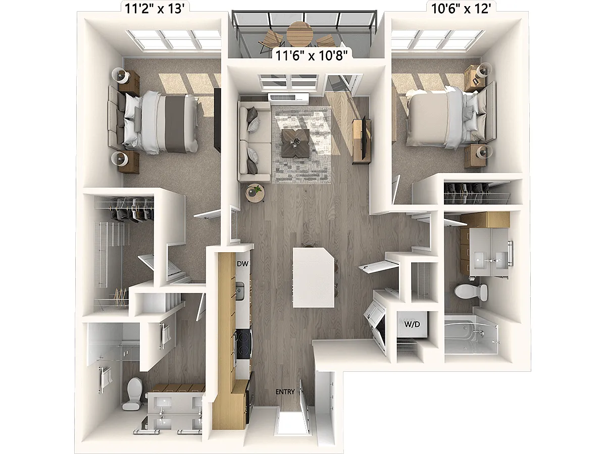 Floor plan B1-2