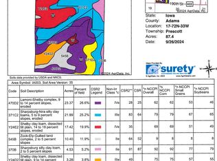Adams County Iowa, Prescott, IA 50859
