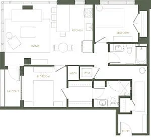 Floor plan B3
