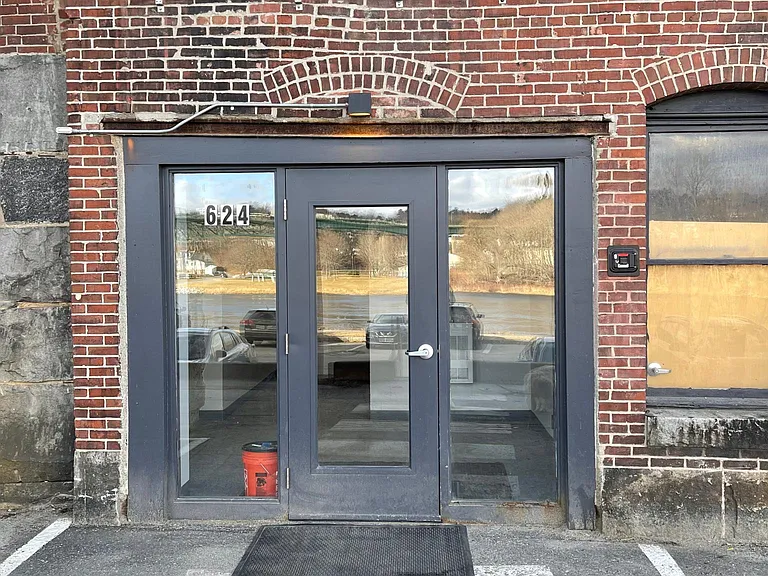 Back entry next to parking lot