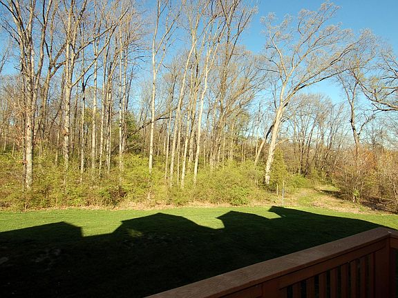 Backs up to woods.