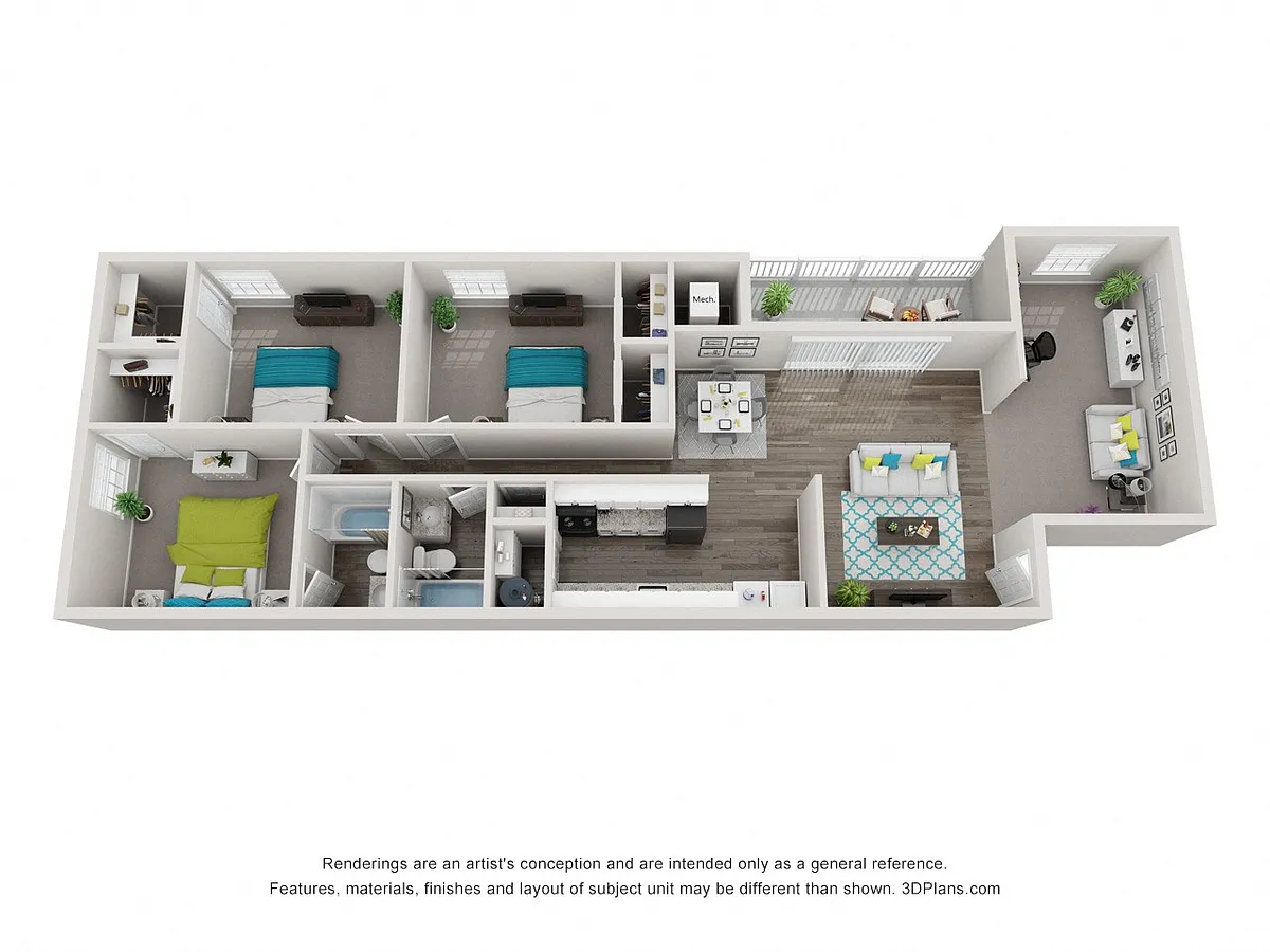 Floor plan Washington Hawthorn