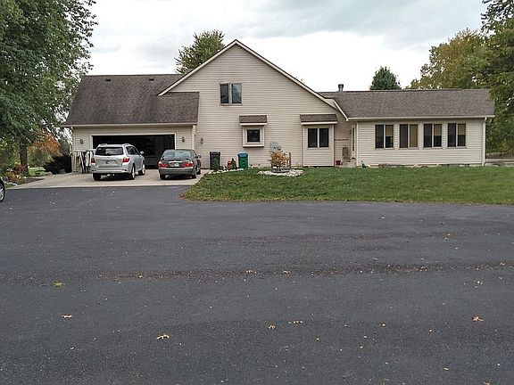 Extra large paved driveway