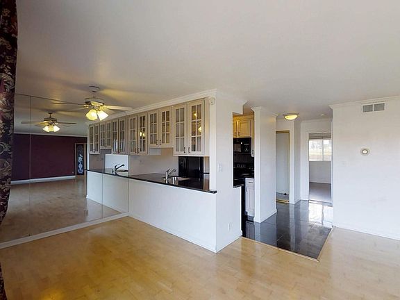 Living room and kitchen