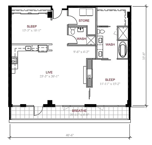 Floor plan B5