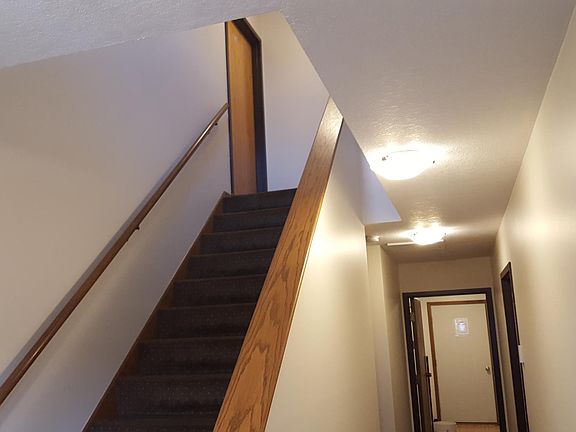 Building Entry. Unit #5 upper left. Laundry on main level (at end of hall)