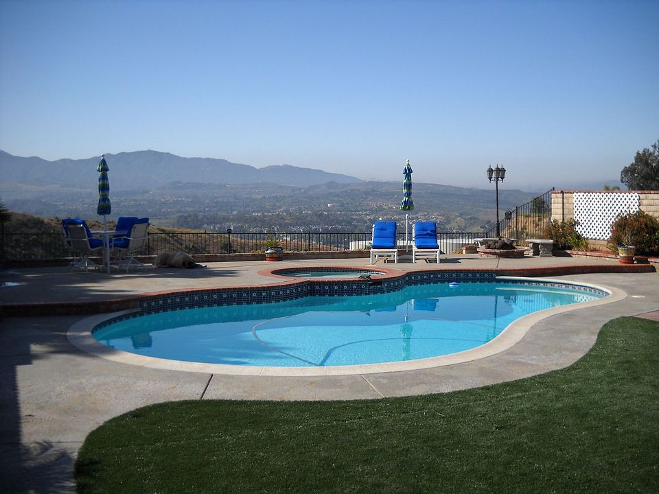 back yard and view