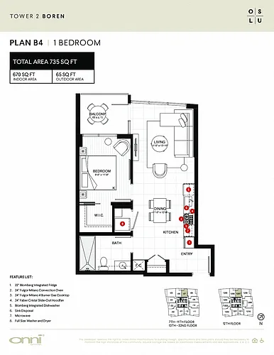 Floor plan Boren B4