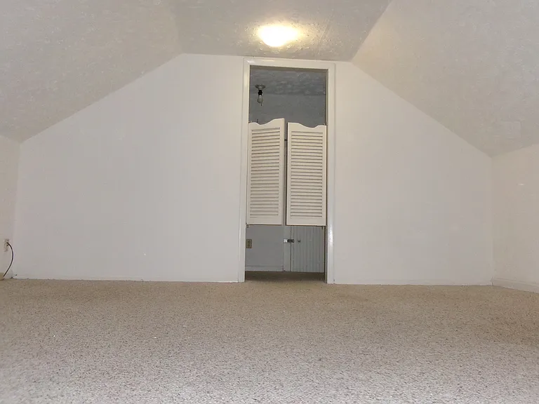 Very useable finished attic. Making the apartment 300sq. ft. larger than similar apartments on the street