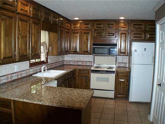 Kitchen with granite counter tops