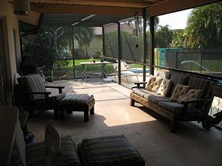 Large screened in patio