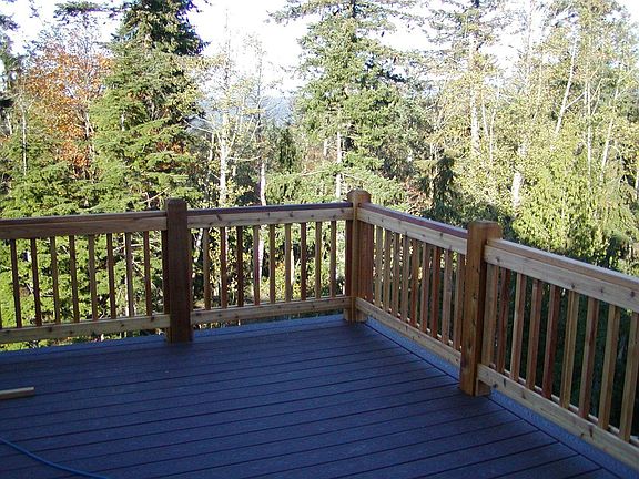 Deck overlooking Forest