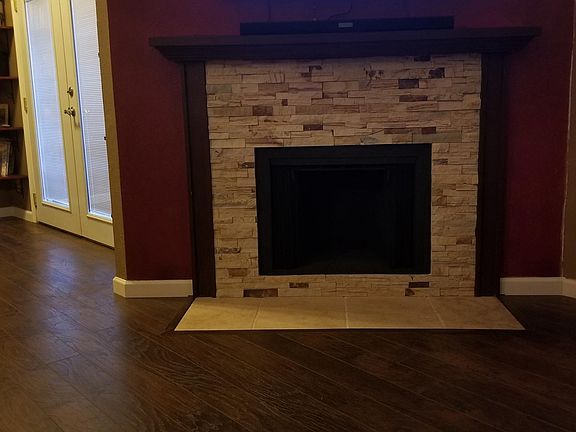 Updated fireplace