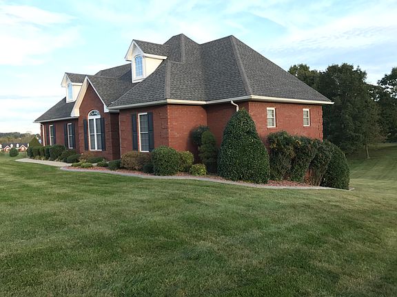 Concrete landscaping border.