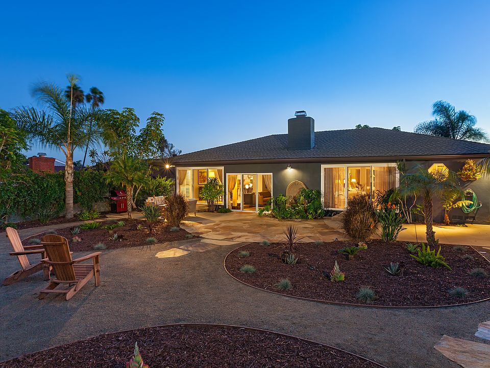 Back exterior at dusk