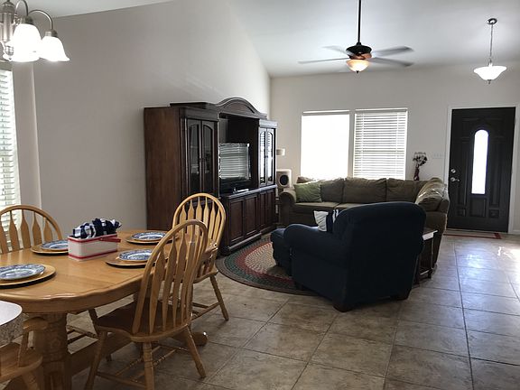 Notice the vaulted ceilings
