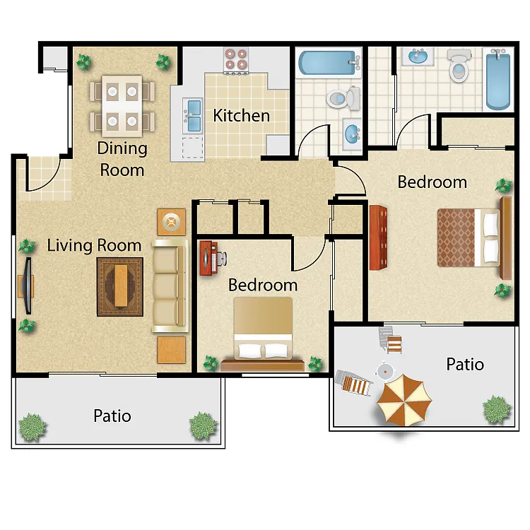 Floor plan Plan C