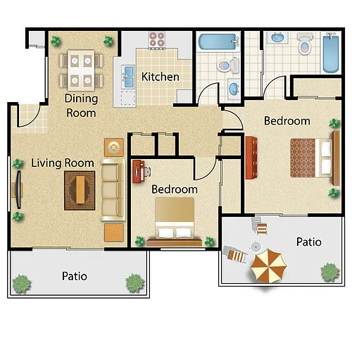Floor plan Plan C