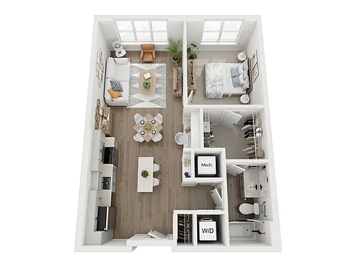 Floor plan A8A